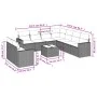Garden sofa set 10 pieces with black synthetic rattan cushions by , Modular outdoor sofas - Ref: Foro24-3251493, Price: 618,2...
