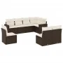Set of 8-piece garden sofas and brown synthetic rattan cushions by , Garden sets - Ref: Foro24-3219063, Price: 522,33 €, Disc...