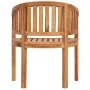 Sillas banana 2 unidades madera maciza de teca de vidaXL, Sillas de jardín - Ref: Foro24-48019, Precio: 320,02 €, Descuento: %