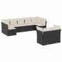 8-piece garden sofa set with black synthetic rattan cushions by , Garden sets - Ref: Foro24-3249985, Price: 548,32 €, Discoun...