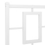 Metallbettgestell mit weißem Kopfteil 135x190 cm von , Betten und Lattenroste - Ref: Foro24-374289, Preis: 102,56 €, Rabatt: %
