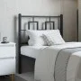 Black metal headboard 80 cm by , Headboards and footboards - Ref: Foro24-374268, Price: 29,75 €, Discount: %