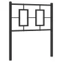 Black metal headboard 80 cm by , Headboards and footboards - Ref: Foro24-374268, Price: 29,75 €, Discount: %