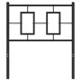 Black metal headboard 80 cm by , Headboards and footboards - Ref: Foro24-374268, Price: 29,75 €, Discount: %