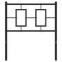 Kopfteil aus schwarzem Metall, 80 cm von , Kopf- und Fußteile - Ref: Foro24-374268, Preis: 30,19 €, Rabatt: %