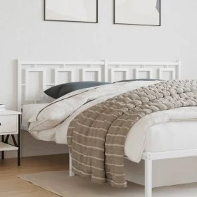 White metal headboard 180 cm by , Headboards and footboards - Ref: Foro24-374326, Price: 48,67 €, Discount: %