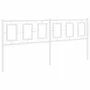 Cabecero de metal blanco 180 cm de , Cabeceros y pies de cama - Ref: Foro24-374326, Precio: 48,65 €, Descuento: %
