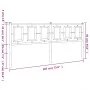 Cabecero de metal blanco 180 cm de , Cabeceros y pies de cama - Ref: Foro24-374326, Precio: 48,65 €, Descuento: %