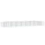Arriate de gaviones forma arco hierro galvanizado 400x100x50 cm de , Maceteros y jardineras - Ref: Foro24-153551, Precio: 105...