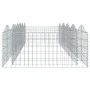 Arriate de gaviones forma arco hierro galvanizado 400x100x50 cm de , Maceteros y jardineras - Ref: Foro24-153551, Precio: 105...