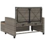 Gartensofa mit 2-Sitzer-Kissen, synthetisches rattangraues Holz von , Outdoor-Sofas - Ref: Foro24-365142, Preis: 260,59 €, Ra...