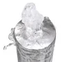 Silver stainless steel garden fountain 48x34x153 cm by vidaXL, Fountains and waterfalls - Ref: Foro24-48092, Price: 543,44 €,...