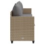 Sonnenliege mit beigen Kissen aus synthetischem Rattan von , Liegen - Ref: Foro24-368347, Preis: 230,14 €, Rabatt: %