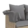 Lounger with beige synthetic rattan cushions by , Loungers - Ref: Foro24-368347, Price: 226,40 €, Discount: %