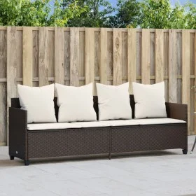 Sonnenliege mit Kissen synthetisches Rattan braun von , Liegen - Ref: Foro24-368345, Preis: 226,40 €, Rabatt: %