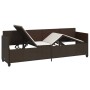 Sonnenliege mit Kissen synthetisches Rattan braun von , Liegen - Ref: Foro24-368345, Preis: 230,14 €, Rabatt: %
