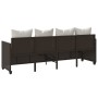 Sonnenliege mit Kissen synthetisches Rattan braun von , Liegen - Ref: Foro24-368345, Preis: 230,14 €, Rabatt: %