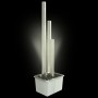 Silberner Gartenbrunnen aus Edelstahl, 48 x 34 x 153 cm von vidaXL, Brunnen und Wasserfälle - Ref: Foro24-48092, Preis: 546,1...