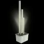 Silver stainless steel garden fountain 48x34x153 cm by vidaXL, Fountains and waterfalls - Ref: Foro24-48092, Price: 543,44 €,...