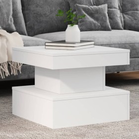 Mesa de centro con luces LED blanco 50x50x40 cm de , Mesas de centro - Ref: Foro24-839840, Precio: 52,84 €, Descuento: %