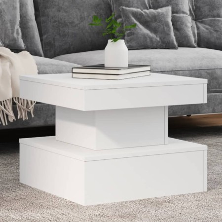 Couchtisch mit weißen LED-Leuchten 50x50x40 cm von , Couchtisch - Ref: Foro24-839840, Preis: 52,84 €, Rabatt: %