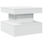 Couchtisch mit weißen LED-Leuchten 50x50x40 cm von , Couchtisch - Ref: Foro24-839840, Preis: 52,84 €, Rabatt: %