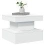 LED white coffee table 50x50x40 cm by , Coffee table - Ref: Foro24-839840, Price: 52,84 €, Discount: %