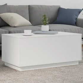 Couchtisch mit weißen LED-Leuchten 90x50x40 cm von , Couchtisch - Ref: Foro24-839875, Preis: 69,07 €, Rabatt: %