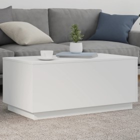 Couchtisch mit weißen LED-Leuchten 90x50x40 cm von , Couchtisch - Ref: Foro24-839875, Preis: 66,14 €, Rabatt: %