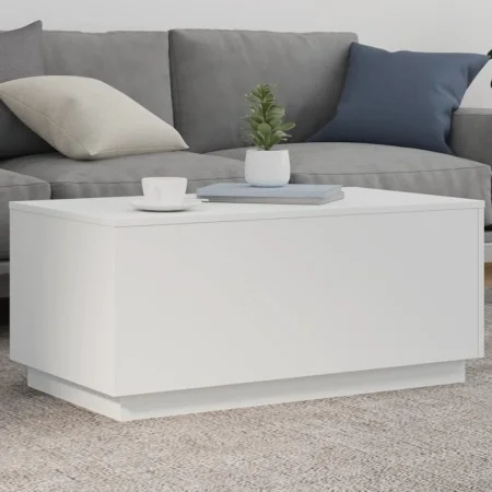 Couchtisch mit weißen LED-Leuchten 90x50x40 cm von , Couchtisch - Ref: Foro24-839875, Preis: 69,07 €, Rabatt: %