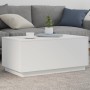 Couchtisch mit weißen LED-Leuchten 90x50x40 cm von , Couchtisch - Ref: Foro24-839875, Preis: 66,14 €, Rabatt: %