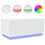 Couchtisch mit weißen LED-Leuchten 90x50x40 cm von , Couchtisch - Ref: Foro24-839875, Preis: 69,07 €, Rabatt: %
