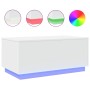 LED white coffee table 90x50x40 cm by , Coffee table - Ref: Foro24-839875, Price: 66,14 €, Discount: %