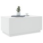 Couchtisch mit weißen LED-Leuchten 90x50x40 cm von , Couchtisch - Ref: Foro24-839875, Preis: 66,14 €, Rabatt: %