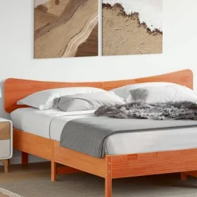 Bettkopfteil aus massivem Kiefernholz in Wachsbraun, 180 cm von , Kopf- und Fußteile - Ref: Foro24-844768, Preis: 48,58 €, Ra...