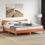 Bettkopfteil aus massivem Kiefernholz in Wachsbraun, 180 cm von , Kopf- und Fußteile - Ref: Foro24-844768, Preis: 48,58 €, Ra...