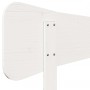 Bettkopfteil aus massivem weißem Kiefernholz, 90 cm von , Kopf- und Fußteile - Ref: Foro24-844794, Preis: 45,25 €, Rabatt: %