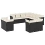 Garden sofa set 11 pieces and black synthetic rattan cushions by , Garden sets - Ref: Foro24-3250345, Price: 755,26 €, Discou...