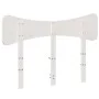 Bettkopfteil aus massivem weißem Kiefernholz, 135 cm von , Kopf- und Fußteile - Ref: Foro24-844782, Preis: 33,59 €, Rabatt: %