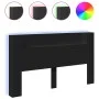Cabecero de cama con LED negro 180x16,5x103,5 cm de , Cabeceros y pies de cama - Ref: Foro24-839260, Precio: 111,72 €, Descue...