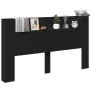 Cabecero de cama con LED negro 180x16,5x103,5 cm de , Cabeceros y pies de cama - Ref: Foro24-839260, Precio: 111,72 €, Descue...