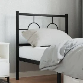 Kopfteil aus schwarzem Metall, 80 cm von , Kopf- und Fußteile - Ref: Foro24-376253, Preis: 30,90 €, Rabatt: %