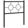 Kopfteil aus schwarzem Metall, 80 cm von , Kopf- und Fußteile - Ref: Foro24-376253, Preis: 31,33 €, Rabatt: %