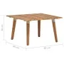 Mesa de centro de jardín madera maciza de acacia 60x60x36 cm de vidaXL, Mesas de jardín - Ref: Foro24-46468, Precio: 59,73 €,...