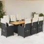 9-piece garden dining set with black synthetic rattan cushions by , Garden sets - Ref: Foro24-3212503, Price: 1,00 €, Discoun...