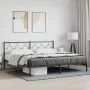 Bettgestell mit schwarzem Metallkopfteil 193x203 cm von , Betten und Lattenroste - Ref: Foro24-376232, Preis: 109,66 €, Rabat...