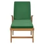 Tumbona con cojín madera maciza de teca verde de vidaXL, Tumbonas - Ref: Foro24-48024, Precio: 240,94 €, Descuento: %