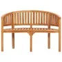 Bananenförmige Bank aus massivem Teakholz 120 cm von vidaXL, Gartenbänke - Ref: Foro24-48020, Preis: 276,50 €, Rabatt: %