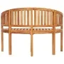 Bananenförmige Bank aus massivem Teakholz 120 cm von vidaXL, Gartenbänke - Ref: Foro24-48020, Preis: 276,50 €, Rabatt: %