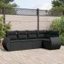 5-piece garden furniture set with black synthetic rattan cushions by , Garden sets - Ref: Foro24-3253662, Price: 346,27 €, Di...